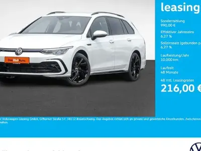 Gebraucht VW Golf VIII R-line 150 PS (110 kW) 2022 Oryxweiß perlmutteffekt Kombi