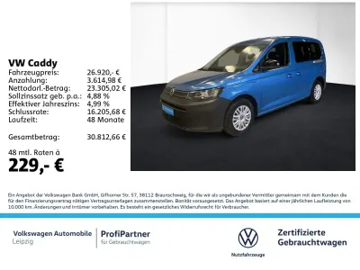 Gebraucht VW Caddy Basis 102 PS (75 kW) 2025 Blau Van / Kleinbus
