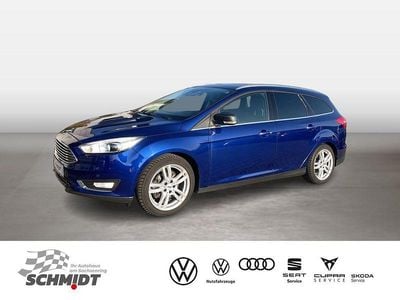 Blau Gebraucht 2015 Ford Focus Titanium Limousine | 6.450 € (Guter Preis)