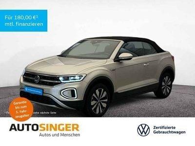 Ivory silver metallic Gebraucht 2024 VW T-Roc Cabriolet Move Cabrio | 31.440 € (Fairer Preis)