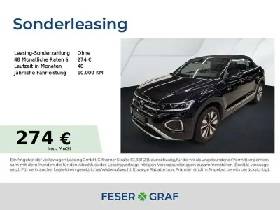 Gebraucht VW T-Roc Cabriolet Goal 116 PS (85 kW) 2025 Deep black perleffekt schwarz Cabrio