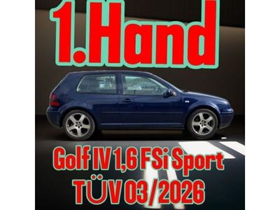 gebraucht VW Golf IV 1,6 FSi.Sport Edition.1 Hand.Euro-4 Kat