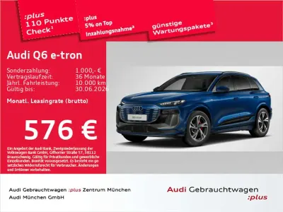 Gebraucht Audi Q6 e-tron Performance 225 kW (306 PS) 2025 Ascariblau metallic SUV