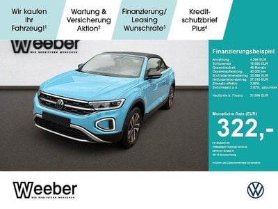 Neu VW T-Roc Cabriolet Style 116 PS (85 kW) 2025 Schwarz Cabrio