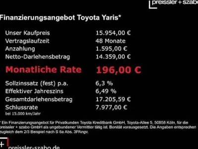 Gebraucht Toyota Yaris Hybrid Comfort 116 PS (85 kW) 2022 Schwarz Limousine