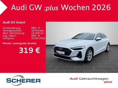 Gebraucht Audi A5 Ambiente 204 PS (150 kW) 2025 Gletscherweiß metallic Kombi
