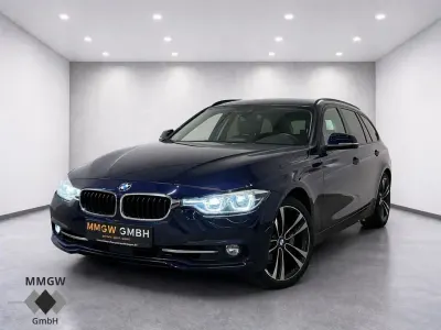 Usata BMW 335 Sport Line 313 CV (230 kW) 2018 Blu Station wagon