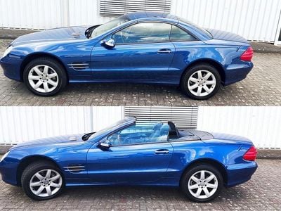 Gebraucht Mercedes SL500 2002 Blau Cabrio