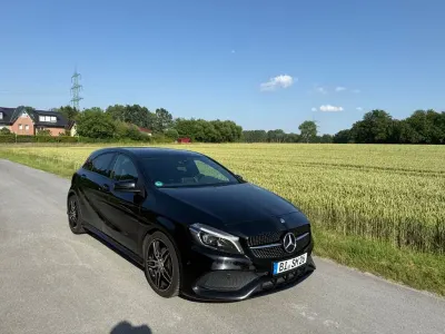 Gebraucht Mercedes A180 AMG line 122 PS (89 kW) 2017 Schwarz Kleinwagen