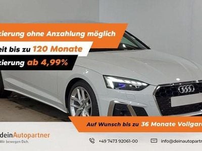 Gebraucht Audi A5 Sportback S-Line 170 PS (125 kW) 2020 Gletscherweiß Kleinwagen