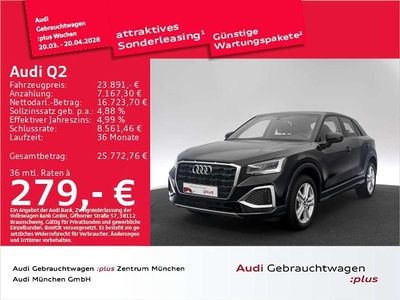 Gebraucht Audi Q2 Advanced Plus 110 PS (80 kW) 2023 Brillantschwarz SUV