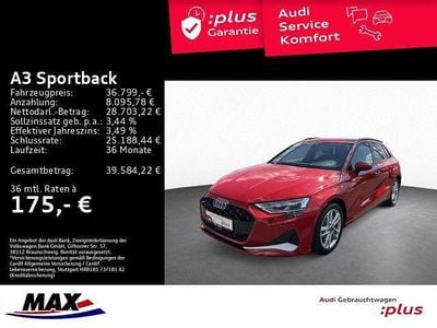 Usata Audi A3 Advanced 204 CV (150 kW) 2025 Rosso Berlina