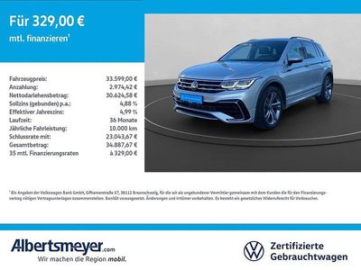 Silber Gebraucht 2023 VW Tiguan R-line SUV | 33.599 € (Guter Preis)