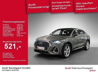 Grau Gebraucht 2020 Audi Q3 Sportback S-Line SUV | 35.540 € (Teuer)