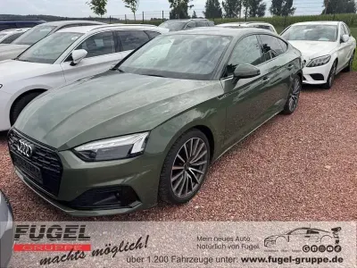 Gebraucht Audi A5 Sportback Advanced Plus 286 PS (210 kW) 2022 Distriktgrün metallic Kleinwagen