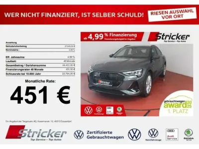 Gebraucht Audi e-tron Sportback S-Line 300 kW (408 PS) 2023 Daytonagrau perleffekt (metallic) SUV
