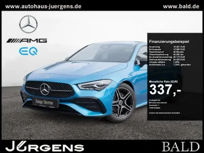 Gebraucht Mercedes CLA200 AMG 163 PS (119 kW) 2025 Blau metalliclack hyperblau Coupé
