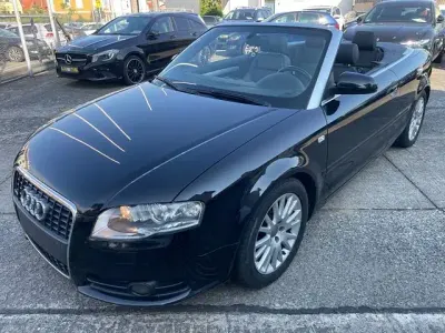 Gebraucht Audi A4 Cabriolet S-Line 232 PS (170 kW) 2008 Phantomschwarz perleffekt (metallic) Cabrio
