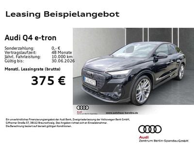 Gebraucht Audi Q4 Sportback e-tron S-Line 150 kW (204 PS) 2025 Mythosschwarz metallic SUV