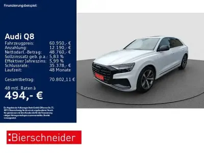 Usata Audi Q8 S-Line 286 CV (210 kW) 2022 Bianco SUV
