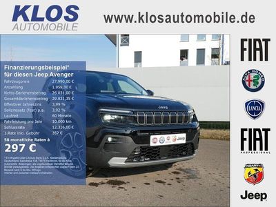 Schwarz Neu 2025 Jeep Avenger Summit SUV | 27.990 € (Fairer Preis)