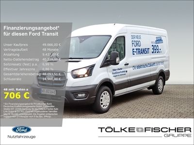 gebraucht Ford E-Transit TransitTrend 350 NAVI RFK KLIMA SHZ Klimaautom Kom-paket Temp PDCv+h PDC Berganfahrass.