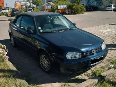 Gebraucht VW Golf Comfortline 75 PS (55 kW) 1999 Blau Cabrio