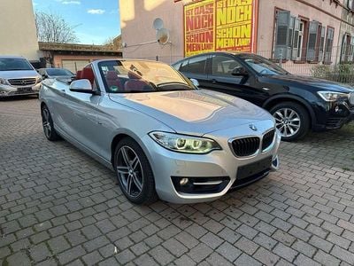 Usata BMW 218 Sport Line 136 CV (100 kW) 2016 Argento Cabrio