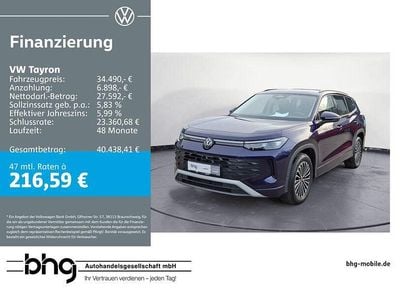 Gebraucht VW Tayron Life 150 PS (110 kW) 2025 Violett SUV