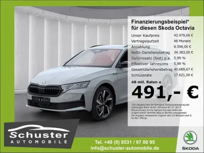Używany Skoda Octavia SportLine 150 KM (110 kW) 2025 Szary Kombi