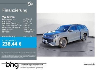 Gebraucht VW Tayron Life 193 PS (141 kW) 2025 Grau SUV