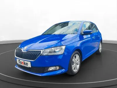 Second-hand Skoda Fabia Ambition 95 CP (69 kW) 2021 Albastru Hatchback
