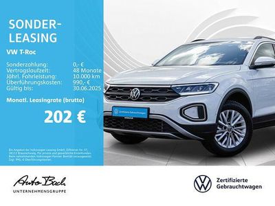 Second-hand VW T-Roc Life 110 CP (80 kW) 2024 Alb SUV