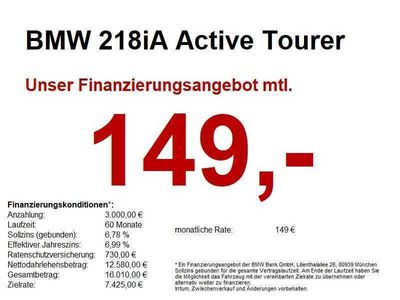 gebraucht BMW 218 Active Tourer iA Advantage LED.PDCvohi.Temp