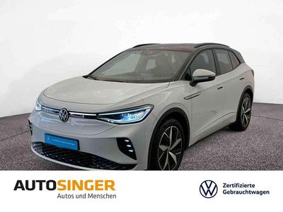 Gebraucht VW ID.4 GTX 219 kW (299 PS) 2022 Gletscherweiß metallic SUV