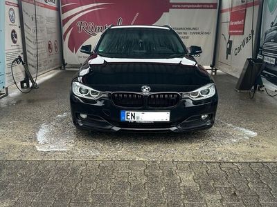 gebraucht BMW 320 3er Touring Kombi F31 d Xdrive Sportline schwarz