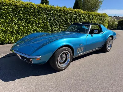 Gebraucht Chevrolet Corvette 300 PS (220 kW) 1969 Blau Coupé