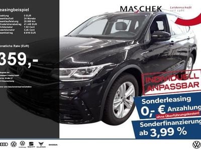 Schwarz Gebraucht 2025 VW Tiguan Allspace R-line SUV | 41.840 € (Fairer Preis)