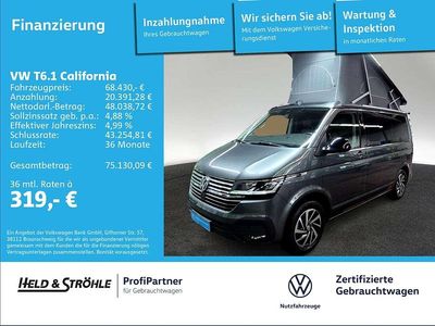 Indiumgrau metallic/dach schwa Gebraucht 2023 VW California Edition Van | 68.430 € (Fairer Preis)