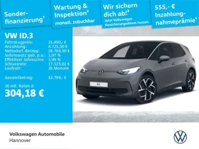 Gebraucht VW ID.3 Pro 150 kW (204 PS) 2024 Mondsteingrau Kleinwagen
