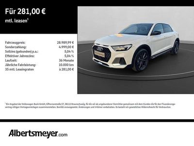 Weiß Neu 2025 Audi A1 Limousine | 28.990 € (Fairer Preis)