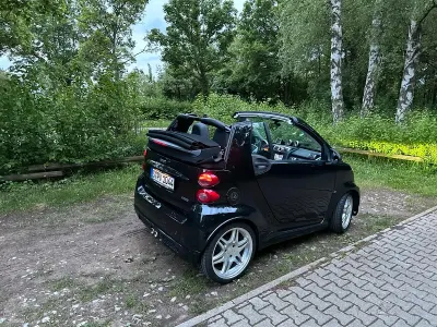 Używany Smart ForTwo Cabrio Brabus 98 KM (72 kW) 2008 Czarny Kabriolet