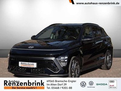 Gebraucht Hyundai Kona N Line 141 PS (103 kW) 2024 Schwarz SUV