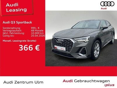 Gebraucht Audi Q3 Sportback S-Line 150 PS (110 kW) 2025 Chronosgrau metallic (metallic) SUV