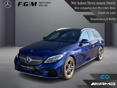 Usata Mercedes C300 AMG line 258 CV (189 kW) 2020 Blu Station wagon