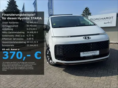 Gebraucht Hyundai Staria Signature 177 PS (130 kW) 2023 Weiß Van / Kleinbus