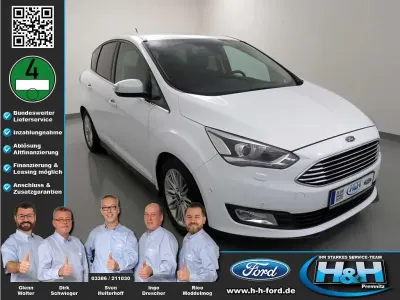 Brugt Ford C-MAX Titanium 125 HK (91 kW) 2017 Hvid MPV