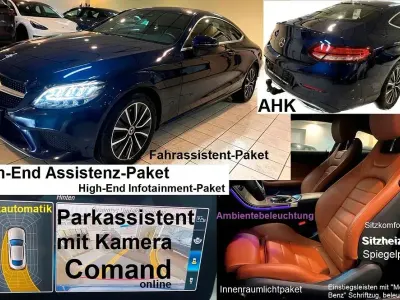 Gebraucht Mercedes C220 194 PS (142 kW) 2019 Blau Coupé