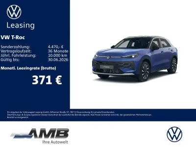 Neu VW T-Roc Cabriolet IQ Drive 150 PS (110 kW) 2026 Celestial blue metallic/schwar SUV