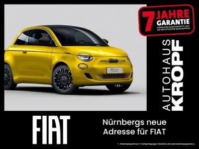 Neu Fiat 500e La Prima 86 kW (118 PS) 2026 Sun of italy gelb Cabrio